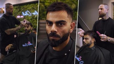 Virat Kohli New Hairstyle: ऑस्ट्रेलियाविरुद्धच्या बॉक्सिंग डे कसोटीपूर्वी विराट कोहलीने केली नवीन हेअर कट, व्हिडीओ व्हायरल