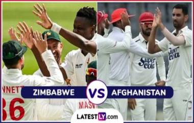 Zimbabwe vs Afghanistan 1st Test 2024 Day 5 Live Streaming: आज झिम्बाब्वे आणि अफगाणिस्तान यांच्यात खेळला जाणार पाचव्या दिवसाचा खेळ, जाणून घ्या भारतात कधी, कुठे आणि कसा लाइव्ह मॅचचा घेणार आनंद