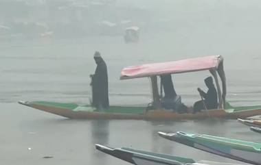 श्रीनगर मध्ये तापमान -6 डिग्री; Dal Lake चा वरचा भाग गोठायला सुरूवात