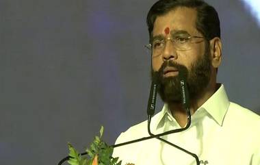 Eknath Shinde Takes Oath as Dy CM: एकनाथ शिंदे यांनी उपमुख्यमंत्री पदाची शपथ घेताना केला बाळासाहेब ठाकरे, आनंद दिघे यांचा उल्लेख (Watch Video)