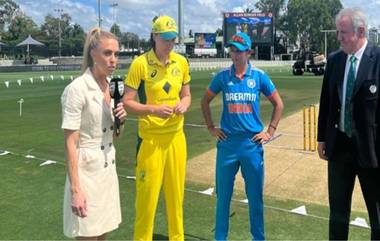 AUS W vs IND W 1st ODI 2024 Toss Update: पहिल्या वनडे सामन्यात नाणेफेकीचा कौल टीम इंडियाच्या बाजूने, फलंदाजी करण्याचा घेतला निर्णय; पाहा प्लेइंग 11