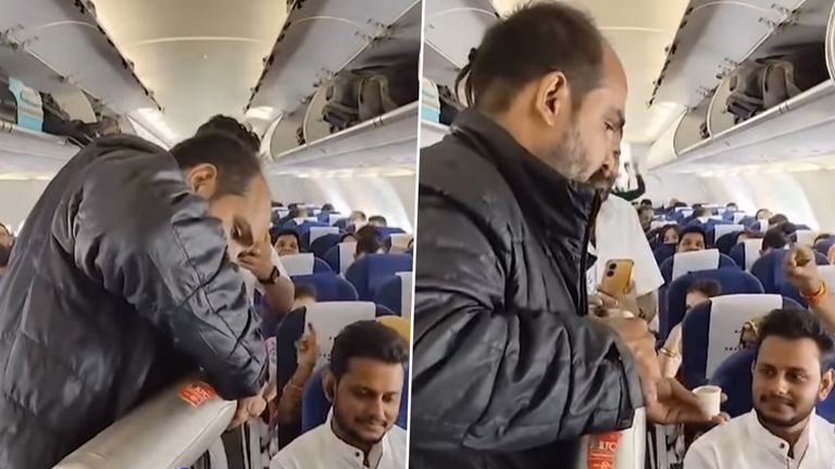 IndiGo Passenger Turns ‘Chaiwala’ Viral Video: इंडिगोच्या विमानात प्रवासी बनला सहप्रवाश्यांसाठी 'चायवाला' वायरल व्हिडिओ वर नेटकर्‍यांच्या संमिश्र प्रतिक्रिया