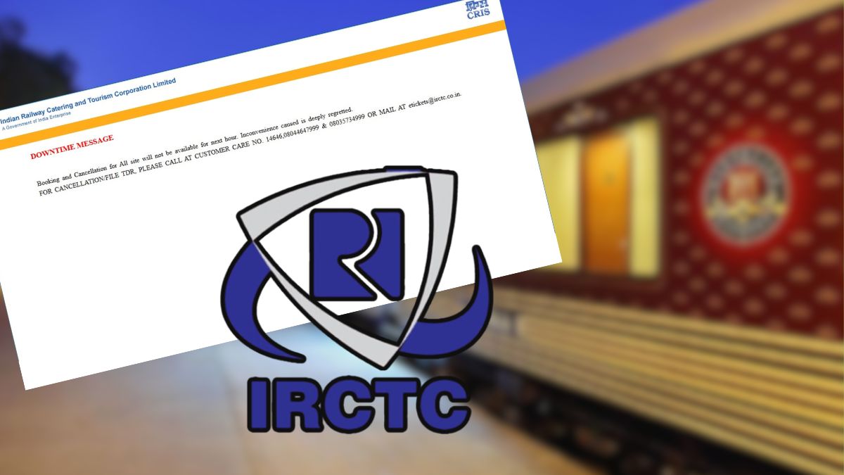 IRCTC Server Down: आयआरसीटीसी सर्व्हर डाउन; टीडीआर, ई-तिकीट काढण्यासाठी काय कराल? घ्या जाणून