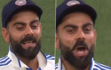 Virat Kohli Sledge Australian Batters:  विराट कोहली स्लेजिंग मोडमध्ये, बुमराहसह ऑस्ट्रेलियन फलंदाजांना दिला खूप त्रास