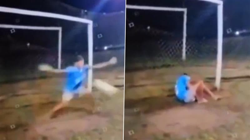 Goalkeeper Dies After Ball Hit On Chest: 16 वर्षीय गोलकीपरचा छातीवर चेंडू लागल्याने मृत्यू, पहा धक्कादायक व्हिडिओ