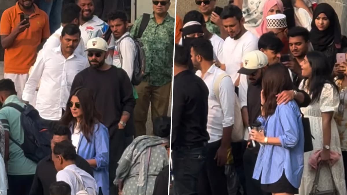 Virat - Anushka Spotted at Gateway of India:  गेट वे ऑफ इंडियावर विराट-अनुष्काला पाहून बसला सर्वांनाच धक्का, सामान्याप्रमाणेच बोटीची पहात होते वाट