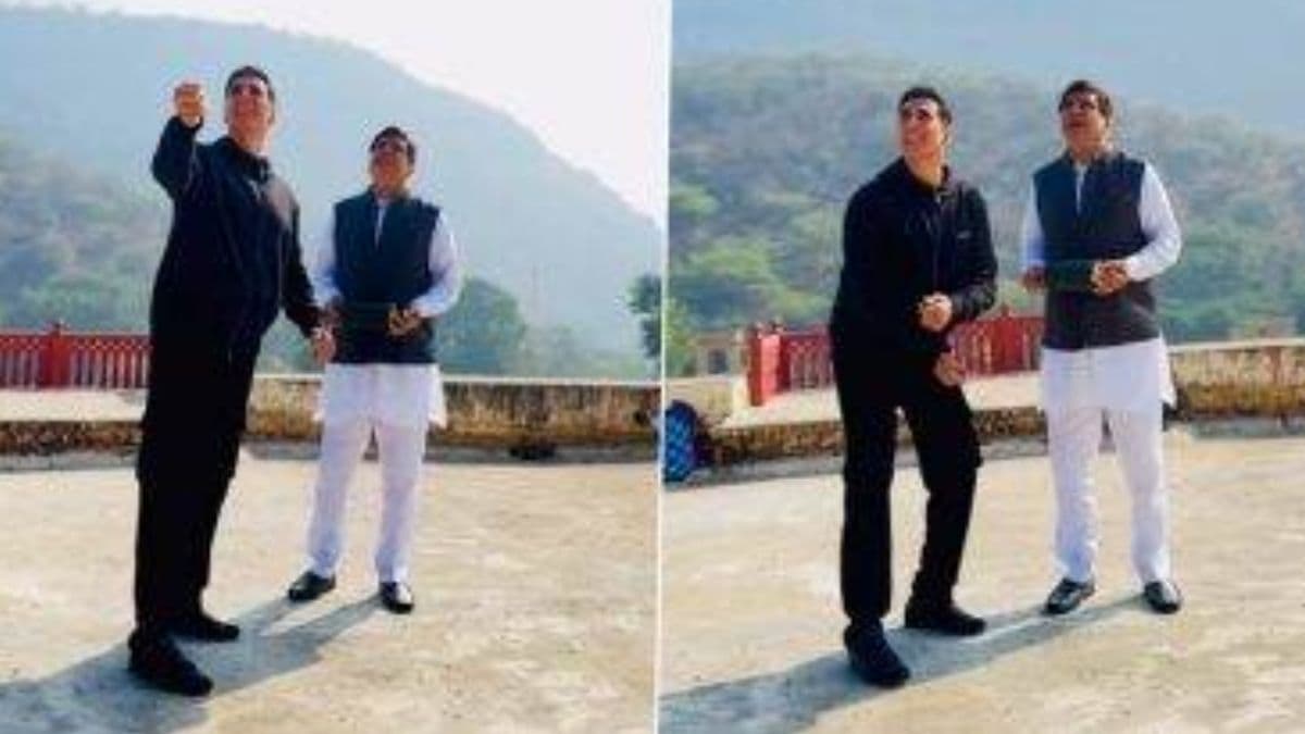 Makar Sankranti 2025: Akshay Kumar आणि Paresh Rawal यांनी उडवली पतंग; 'भूत बांगला' चित्रपटाच्या सेटवर मकर संक्रांत साजरी (Watch Video)