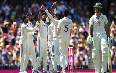 IND vs AUS 5th Test 2024 Day 2 Scorecard: ऑस्ट्रेलियाचा पहिला डाव 181 धावांवर गारद, भारताकडे चार धावांची आघाडी; सिराज-प्रसिद्ध यांना मिळाल्या 3-3 विकेट