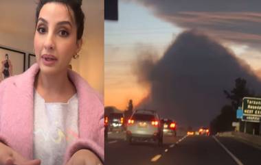 Los Angeles Wildfires: अमेरिकेत Nora Fatehi राहत असलेल्या हॉटेलला देखील तातडीने रिकामे करण्याची नोटीस; अभिनेत्रीने सोशल मीडीयात शेअर केली परिस्थिती