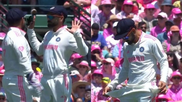 Virat Kohli Shows Empty Pockets to Crowd at SCG: वन मॅन शो! ऑस्ट्रेलियन चाहत्यांना विराट कोहली एकटा भिडला, सँडपेपरच्या घटनेची करून दिली आठवण