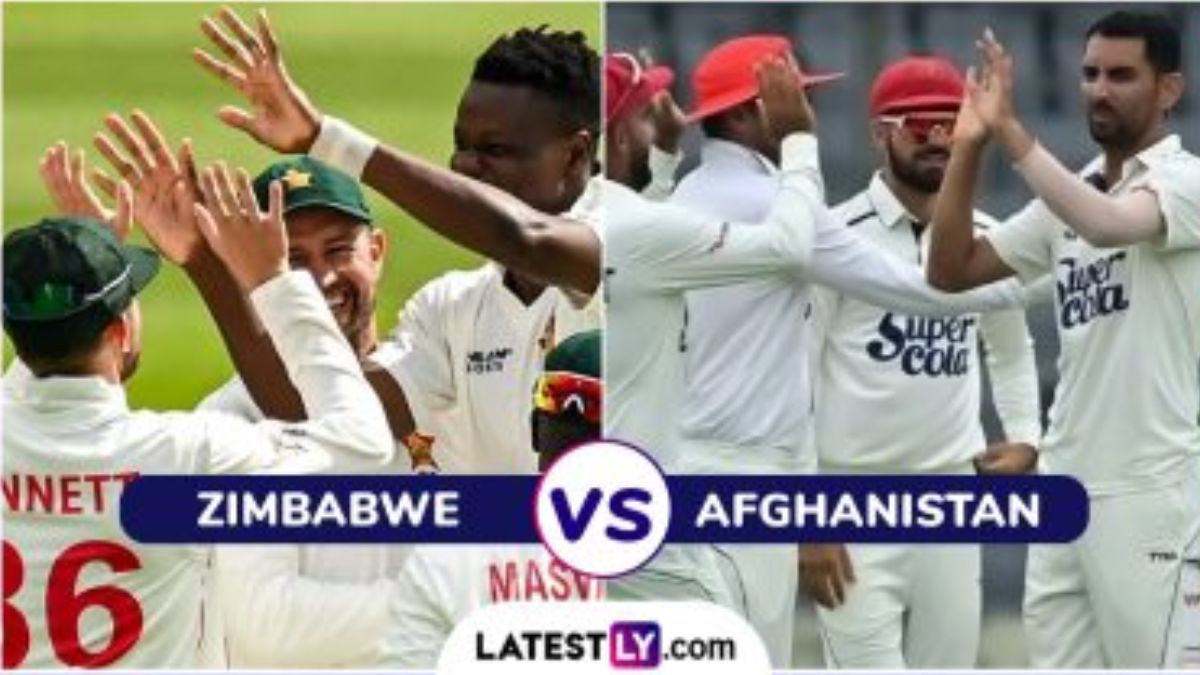 Zimbabwe vs Afghanistan 2nd Test 2025 Day 1 Live Streaming: झिम्बाब्वे आणि अफगाणिस्तान यांच्यातील दुसje कसोटी सामना कधी, कुठे आणि कसा पहाल? घ्या जाणून