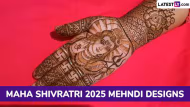 Maha Shivratri 2025 Mehendi Design: महाशिवरात्रीनिमित्त काढता येतील अशा हटके मेहेंदी डिझाईन, येथे पाहा व्हिडीओ