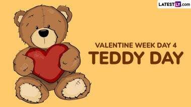 Teddy Day 2025 Date in Valentine Week: व्हॅलेंटाईन वीकमध्ये साजरा केल्या जाणाऱ्या टेडी डेचे महत्व आणि साजरा करण्याची पद्धत, येथे जाणून घ्या, संपूर्ण माहिती