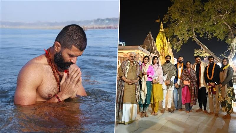 Maha Kumbh 2025: विजय देवरकोंडा महाकुंभमध्ये सहभगी; गळ्यात रुद्राक्षाची माळ घालून त्रिवेणी संगमावर केले स्नान (See Photo)