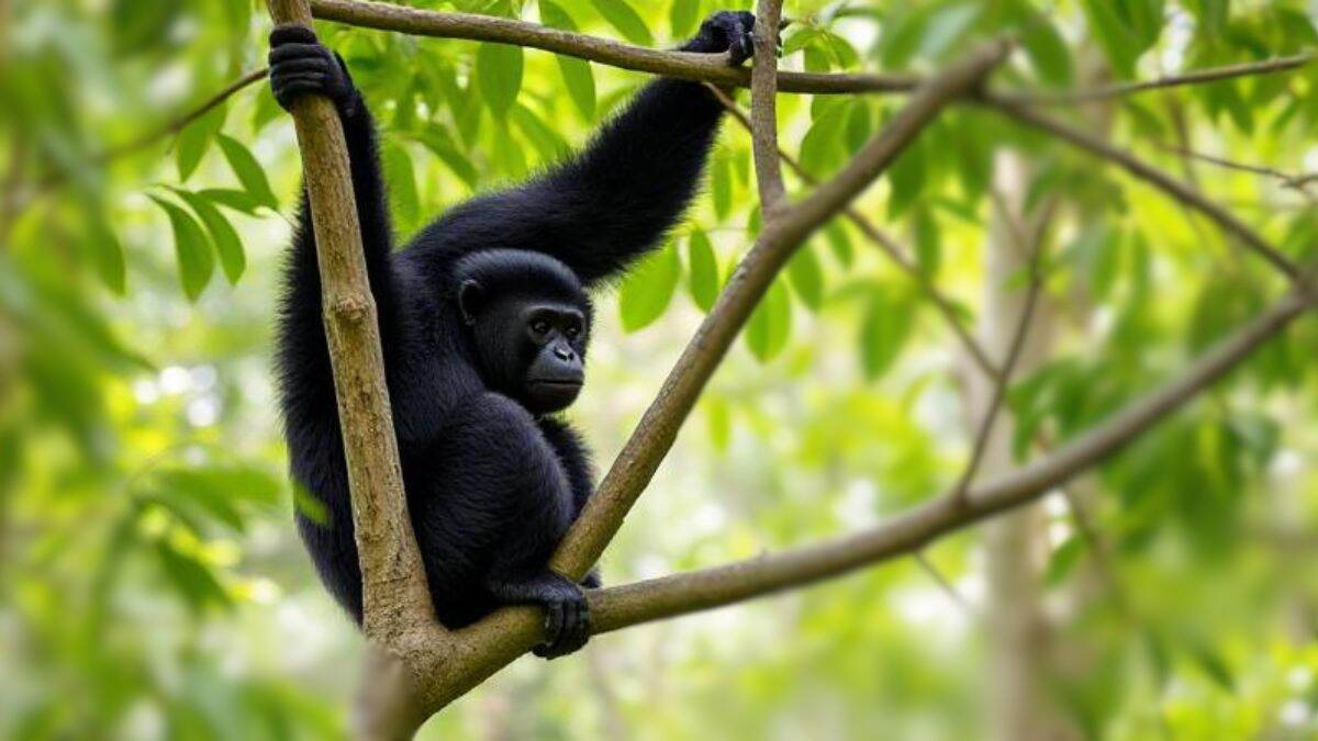 Siamang Gibbons Rescue: मुंबई विमानतळावर सीमाशुल्क अधिकाऱ्यांच्या रोखली वन्यजीव तस्करी; पाच सियामांग गिबन्सची सुटका