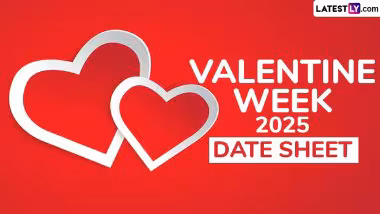 Valentine's Week 2025: 'व्हॅलेंटाईन वीक' ला होणार उद्यापासून सुरुवात, जाणून घ्या, रोज डे पासून ते व्हॅलेंटाइन डे पर्यंतची संपूर्ण माहिती