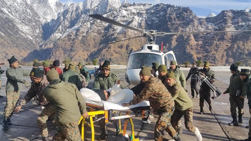 Uttarakhand Avalanche Update: माना हिमस्खलन घटनास्थळावरून 46 कामगारांना वाचवण्यात यश; काहींची प्रकृती चिंताजनक