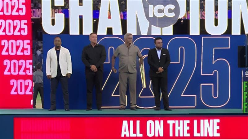 Champions Trophy 2025: चॅम्पियन्स ट्रॉफी देताना स्टेजवर पीसीबीचा एकही अधिकारी का नव्हता? आयसीसीने दिले स्पष्टीकरण