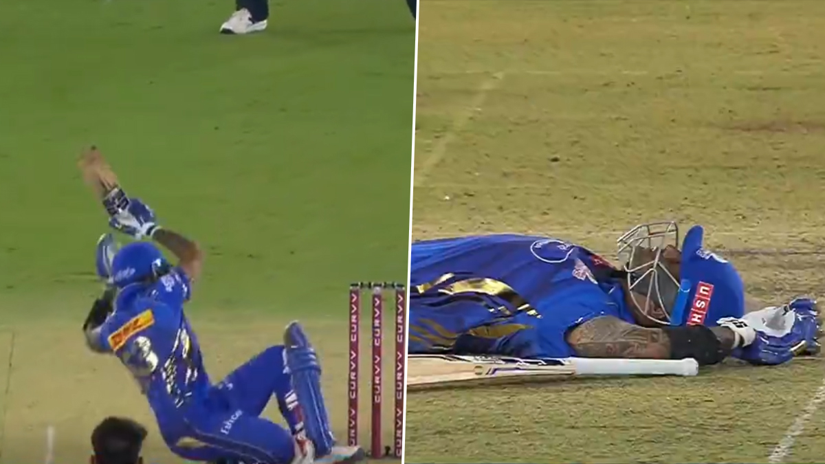 IPL 2025: आवडता शॉट मारण्याच्या प्रयत्नात थोडक्यात बचावला सूर्यकुमार यादव; सर्वांचा काळजात धस्स (Watch Video)