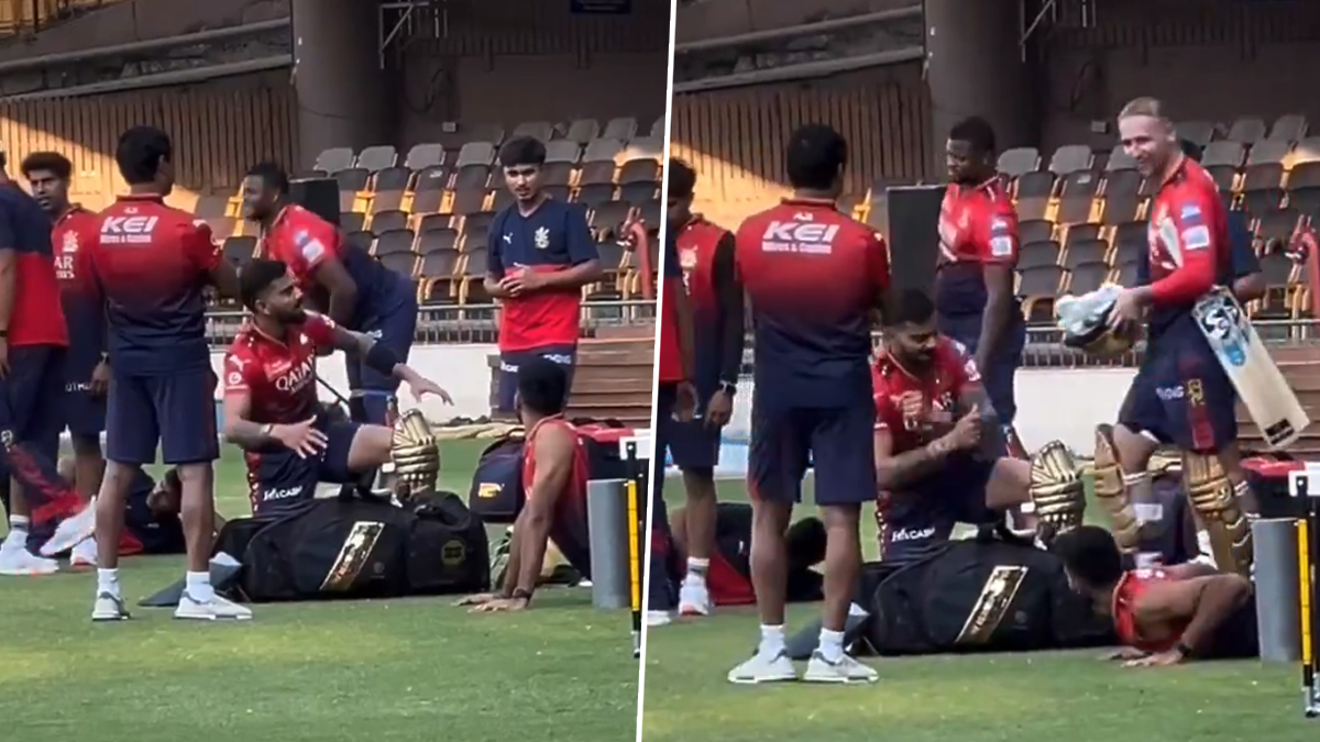 RCB च्या प्रशिक्षण सत्रात Virat Kohli ची धमाल; डान्स करतानाचा व्हिडीओ व्हायरल (Watch Video)