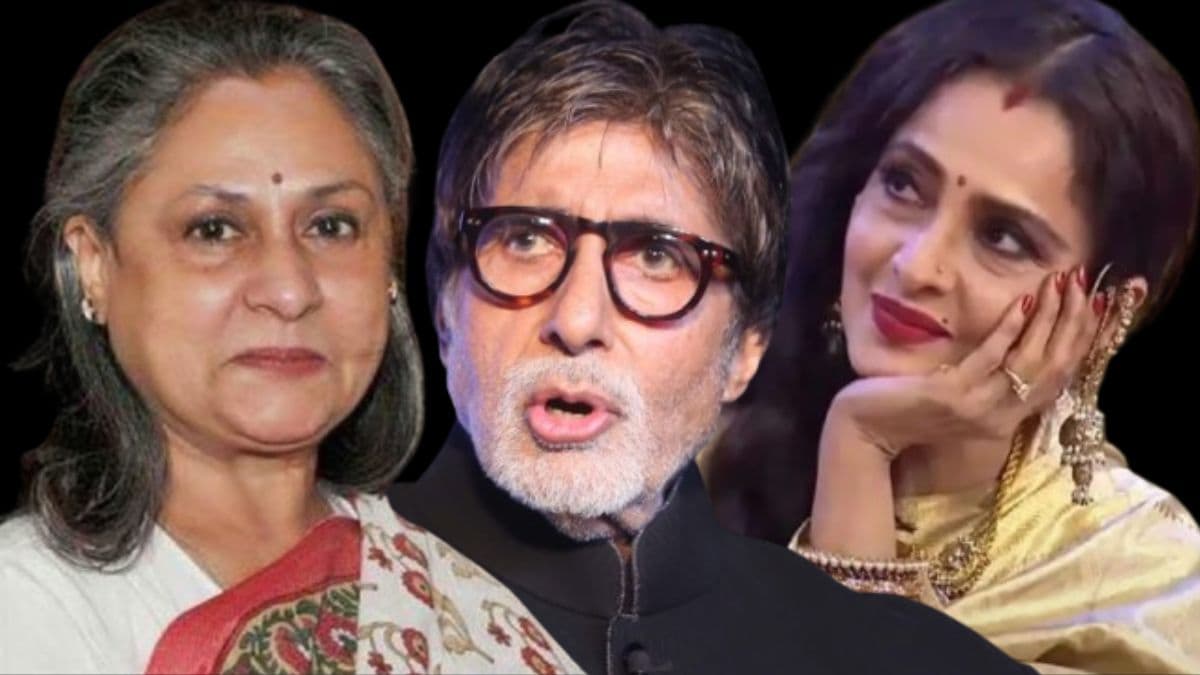 Amitabh Bachchan, Jaya and Rekha: 'तो माझा आहे आणि माझाच राहील'; अमिताभ बच्चन, जया आणि रेखा, बहुचर्चित प्रेमाचा त्रिकोण