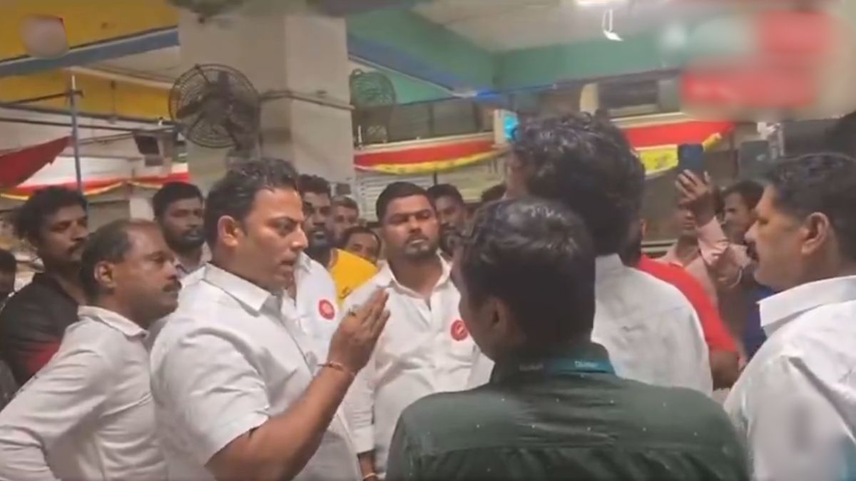 D-Mart Employee Slaped by MNS: मुंबईत मराठी बोलण्यास नकार, हिंदीची आरेरावी;  डी-मार्ट कर्मचाऱ्यास मनसे कार्यकर्त्यांकडून प्रसाद
