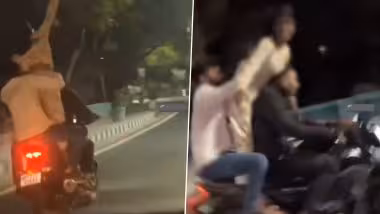Viral Video: मद्यधुंद अवस्थेत तरुणीचे चालत्या गाडीवर स्टंट, सोशल मीडियावर अनेकांनी व्यक्त केला संताप
