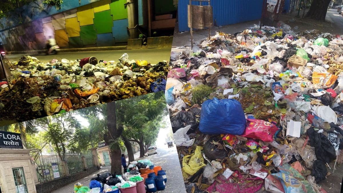 Garbage Heaps in Thane City: होळी संपली, कचऱ्याचे काय? शहर बनलंय घाणीचे ठाणे; रहिवाशांना दुर्गंधीचा त्रास