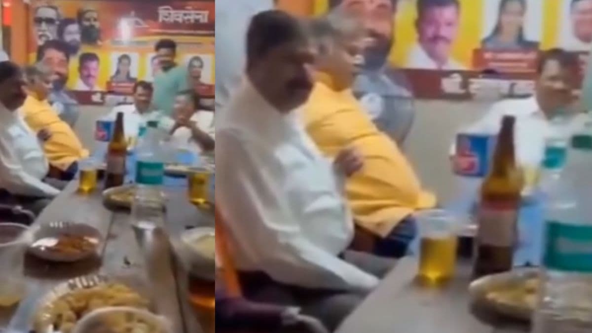 Liquor Party at Shiv Sena's Chembur Office: शिवसेनेच्या चेंबूर कार्यालयात दारू पार्टी आयोजित केल्याचा आरोप; व्हिडीओ व्हायरल, ठाकरे गटाकडून टीका (Watch)