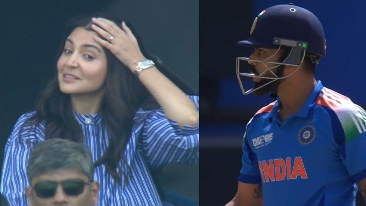 Virat Kohli च्या विकेटवर Anushka Sharma ची प्रतिक्रिया सोशल मीडियावर व्हायरल, पाहा..