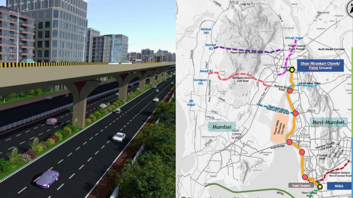 Thane-NMIA Elevated Corridor: बांधला जाणार ठाणे ते नवी मुंबई आंतरराष्ट्रीय विमानतळ जोडणारा 26 किलोमीटरचा उन्नत मार्ग; CIDCO ची योजना