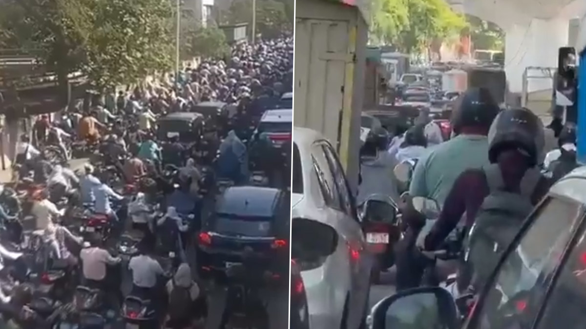 Pune: सिंहगड रस्त्यावर प्रचंड वाहतूक कोंडी; वाहने अनेक किलोमीटरपर्यंत उभी