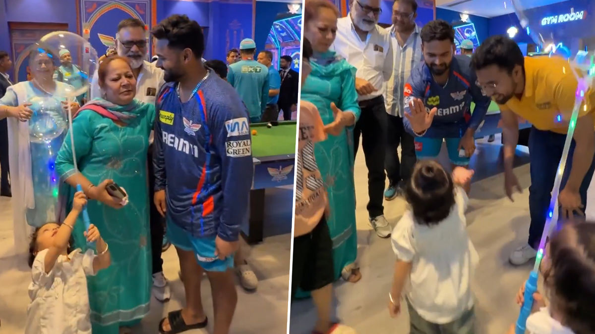 Rishabh Pant ने अंडर-19 संघातील साथीदार Avesh Khan याच्या कुटुंबीयांची घेतली भेट (Video)