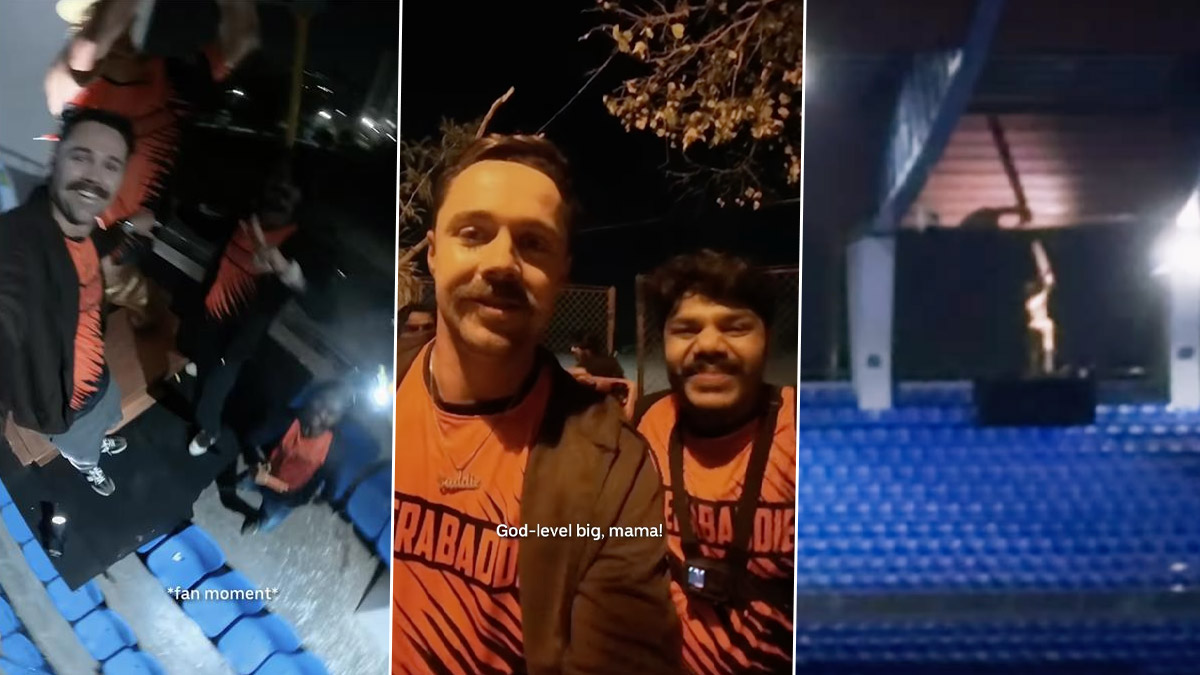 Travis Head: आरसीबीच्या चिन्नास्वामी स्टेडियमनंतर, ट्रॅव्हिस हेड वानखेडे स्टेडियमवरमध्ये घुसला; सचिन तेंडुलकरच्या पुतळ्याला हैदराबादची जर्सी घातली (Watch Video)