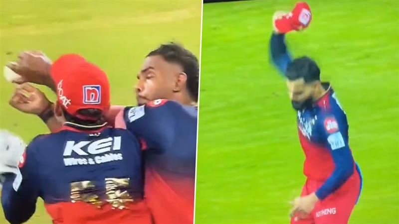 Virat Kohli Throws Cap in Anger: विराट कोहलीचा राग पुन्हा अनावर; सूर्य कुमार यादवचा कॅच सुटताच रागात फेकली कॅप (Video)