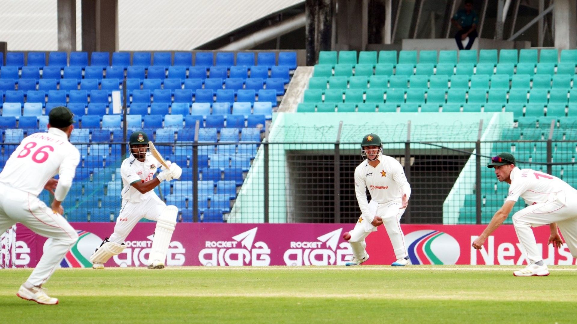 BAN vs ZIM 2nd Test 2025 Day 3 Scorecard: तिसऱ्या दिवशी बांगलादेशचा डाव 444 धावांवर संपला; झिम्बाब्वेवर 217 धावांची मजबूत आघाडी, स्कोअरकार्ड येथे पहा