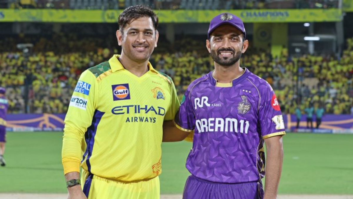 CSK vs KKR, TATA IPL 2025 25th Match Live Score Update: चेन्नई सुपर किंग्ज आणि कोलकाता नाईट रायडर्स सामन्याला सुरुवात, एका क्लिकवर येथे पाहा लाईव्ह स्कोरकार्ड
