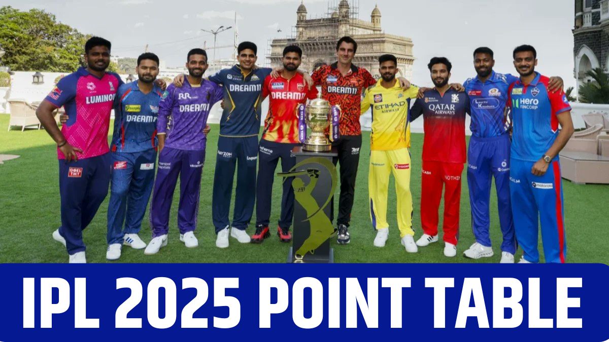 TATA IPL 2025 Points Table Update: केकेआर आणि पंजाब किंग्ज सामना पावासामुळे रद्द, येथे पाहा अपडेटेड पॉइंट टेबल