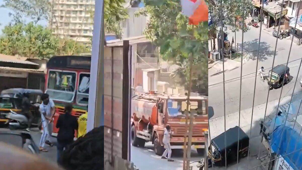 Mumbai: भांडुपमध्ये 16 वर्षीय अल्पवयीन मुलाचा तलवारीने बेस्ट बस, ऑटोरिक्षा आणि पाण्याच्या टँकरवर हल्ला; वाहनांचे नुकसान, गुन्हा दाखल (Video)