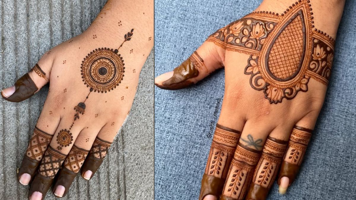 Akshaya Tritiya Mehndi Design: अक्षय्य तृतीयेला मेहेंदी काढण्यासाठी पहा 'या' आकर्षक डिझाईन्स