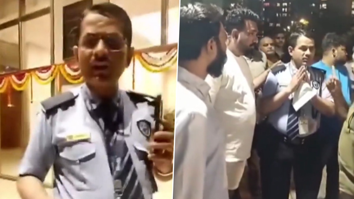'मराठी गेलं तेल लावत' म्हणणार्‍या L&T च्या सुरक्षारक्षकाला मनसैनिकांनी चोपलं; पवई मधील घटना (Watch Video)
