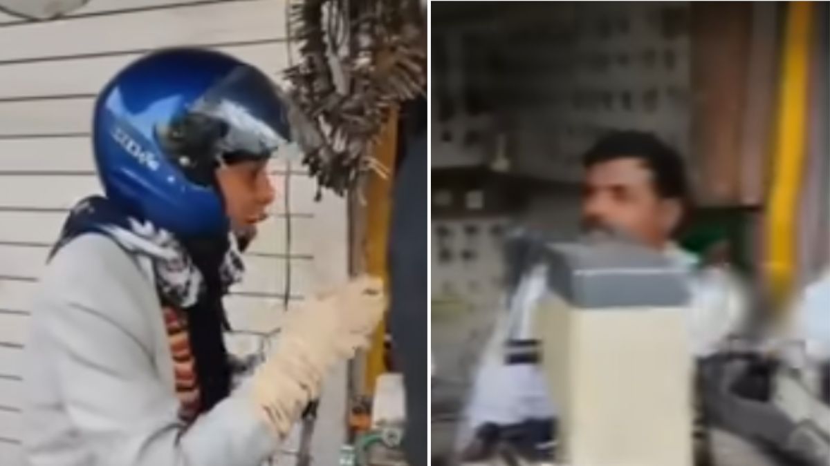 Mundhwa Chowk Pune Viral Video: मुंढवा चौकात वाहतूक कोंडी, संतप्त महिलेने पुणे पोलिसांना विचारला जाब; व्हिडिओ व्हायरल