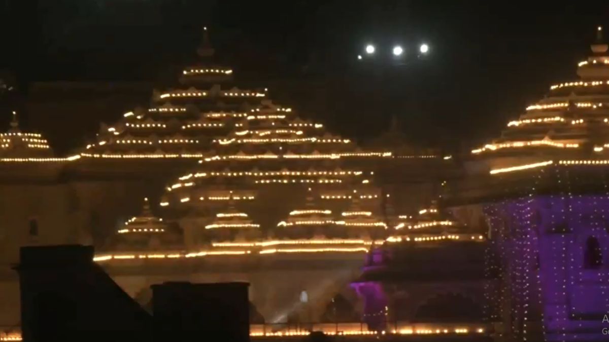 Ram Navami 2025: अयोध्या राम जन्मभूमी मंदिराला  राम नवमी च्या पार्श्वभूमी वर आकर्षक रोषणाई (Watch Video)