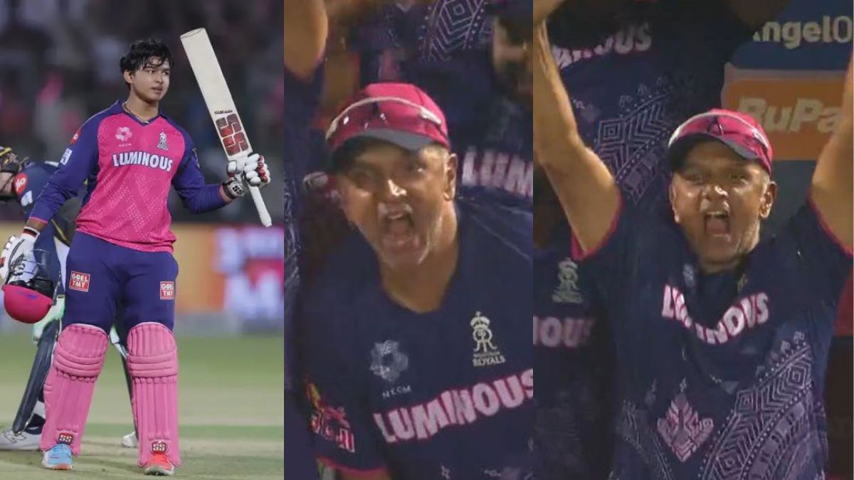 Vaibhav Suryavanshi Century: वैभव सूर्यवंशीची धमाकेदार फलंदाजी पाहून राहुल द्रविड विसरुन गेला आपली दुखापत, असा साजरा केला आनंद