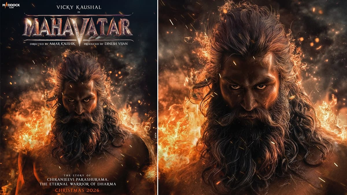 Mahavatar Poster: छावानंतर आता भगवान विष्णूचा अवतार साकारणार विकी कौशल; 'महावतार'च्या पहिल्या पोस्टरमध्ये रौद्र रुपात दिसला अभिनेता