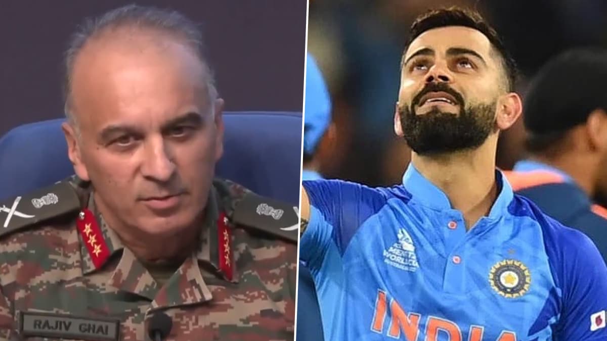 DGMO Is Virat Kohli Fan: लेफ्टनंट जनरल राजीव घई यांनी पत्रकार परिषदेत विराट कोहलीचा केला उल्लेख, त्याच्याबद्दल सांगितली मोठी गोष्ट
