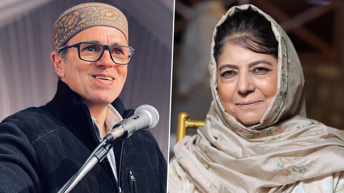 Omar Abdullah On Mehbooba Mufti: 'सीमेपलीकडील लोकांना खूश करण्याचा प्रयत्न'; मुख्यमंत्री ओमर अब्दुल्ला यांची मेहबूबा मुफ्तींवर टीका