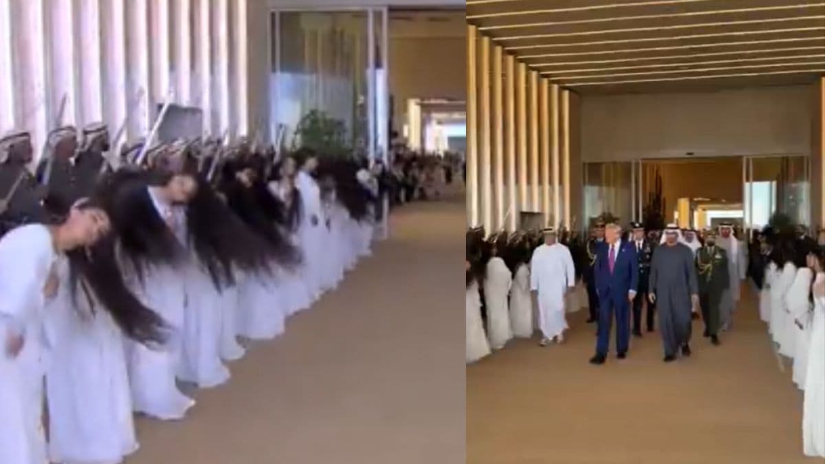UAE मध्ये महिलांनी मोकळे केस फिरवत का केलं अमेरिकेचे राष्ट्राध्यक्ष Donald Trump यांचं स्वागत? जाणून घ्या हे Al-Ayyala काय?