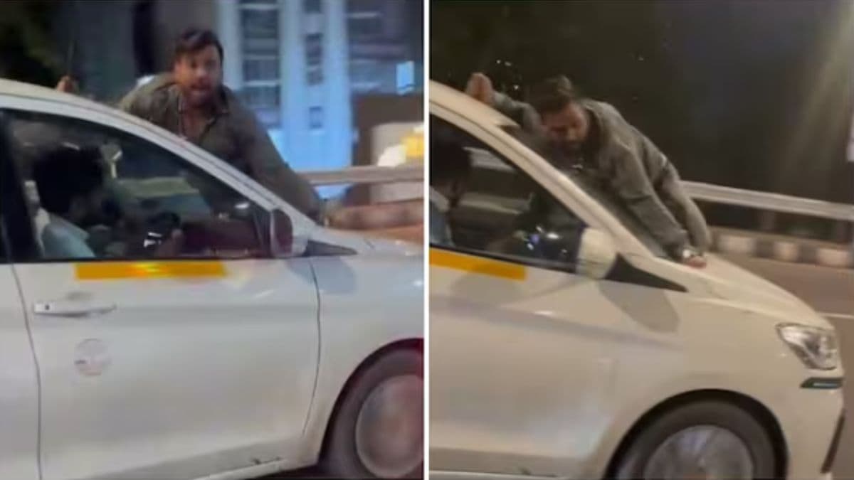 Man Dragged By Cab in Mumbai: चालत्या कारच्या बोनेटवर हाकले वाहन; व्हिडिओ व्हायरल होताच कॅब चालकावर गुन्हा; मुंबई पोलिसांची कारवाई
