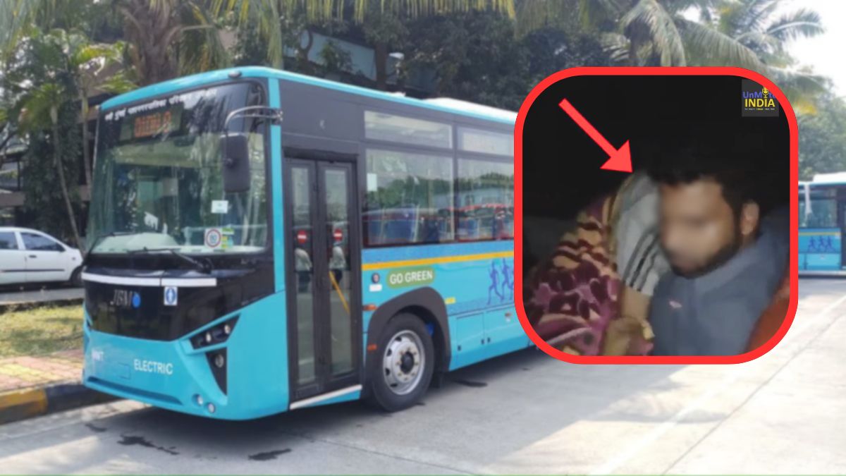NMMT Bus Sex Viral Video: एनएमएमटी बसमध्ये सेक्स; कामोठे पोलिसांकडून चौकशी; पश्चाताप झालेल्या जोडप्यास दंड